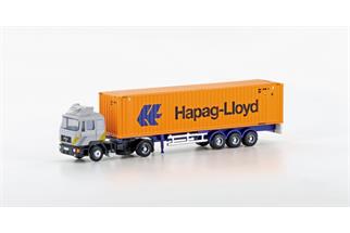 Minis N MAN F90 2-achs Container-Sattelzug, Hapag-Lloyd