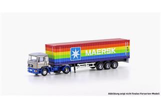 Minis N MAN F90 2-achs Container-Sattelzug, Maersk