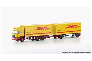 Minis N MAN F90 3-achs Koffer-Hängerzug, DHL