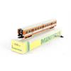 Minitrix 3143 N DB Personenwagen ABx 791, kieselgrau/reinorange (OCC)