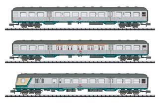 Minitrix N (Digital) DB AG Wagen-Set Silberlinge, Ep. V, 3-tlg. (MHI)