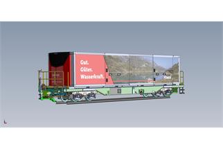 MK Modells IIm RhB Containertragwagen Sb 65613, Repower