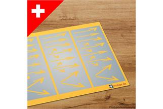 mobax.de N Pfeile-Set gelb Schweiz