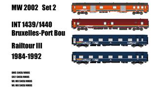 Models World H0 Railtour Zugset 2 INT 1438/1440 Camino Azul, 4-tlg.