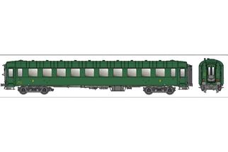 Models World H0 SNCF Personenwagen-Set B10myfi, 2. Klasse, Ep. IIIc-d