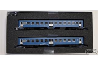 MTB H0 (DC) MAV Reisezugwagen-Set Bhv 391 + Bhv 722, Ep. V, 2-tlg.