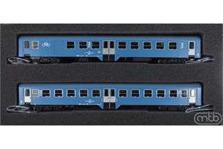 MTB H0 (DC) MAV Reisezugwagen-Set Bhv + BDbh, Ep. V, 2-tlg.