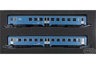 MTB H0 (DC) MAV Reisezugwagen-Set Bhv + BDbh, Ep. V, 2-tlg.