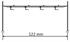 N-Train N Oberleitung SBB H-Profil Quertragwerk SBB L=123 mm, 2-4 Gleise (Inhalt: 2 Stk.) | Bild 4