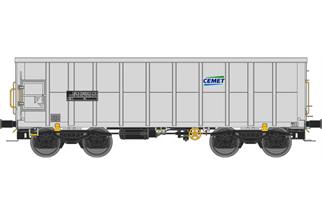 NME H0 (AC) CEMET Hochbordwagen Eamnos, hellgrau, Ep. VI