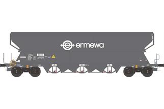 NME H0 (AC) Ermewa Getreidesilowagen Tagnpps, grau, Ep. VI