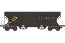 NME H0 Rail4Ward Getreidesilowagen Tagnpps, schwarz, Ep. VI