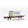 NMJ H0 CargoNet Containertragwagen Lgns 42 76 443 2009-8, Tollpost-Globe