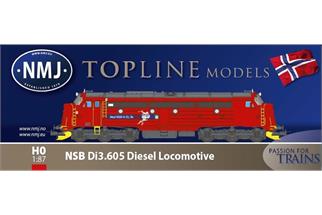 NMJ H0 (DC) NSB Diesellok Di3.605 Olympia 1994