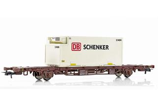 NMJ H0 SJ Containertragwagen Lgjns 42 74 443 4 338-3, DB Schenker