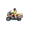Noch H0 3D-Master-Einzelfigur Ambulanzmotorrad Deutschland