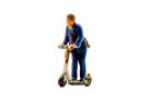 Noch H0 3D-Master-Einzelfigur Mann auf E-Scooter