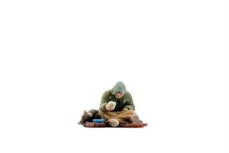 Noch H0 3D-Master-Einzelfigur Obdachloser