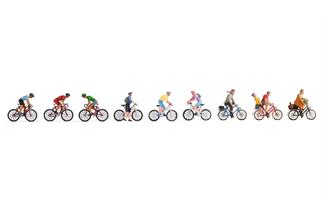 Noch H0 XL-Set Radfahrer