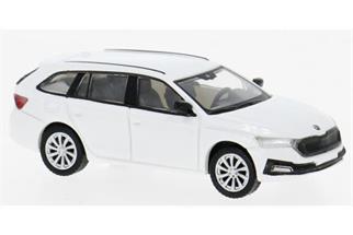 PCX87 H0 Skoda Octavia IV Combi, weiss, 2019