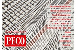 Peco Gleiskatalog, Deutsch