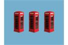 Peco model scene N Telephone Boxes (Inhalt: 3 Stk.)