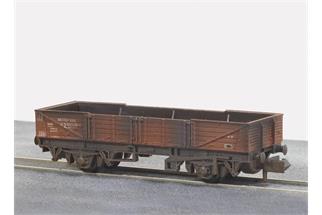 Peco N BR Ferry Tube Wagon, braun, gealtert