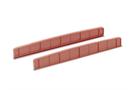 Peco N Girder Bridge Side, Plate Girder Type, Red Oxide