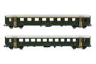 Piko H0 (AC) BLS Personenwagen-Set EW I A + B, grün, Ep. IV, 2-tlg.