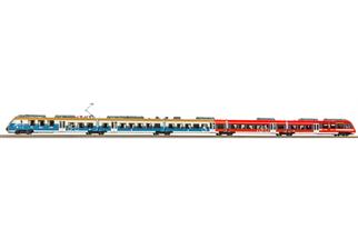 Piko H0 (DC) DB AG Triebzug 442 837-1, 50 Jahre S-Bahn Rostock, Ep. VI, 3-tlg.