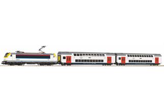Piko H0 (DC Digital) SNCB SmartControlWLAN Startset E 186 mit Personenzug, Ep. VI