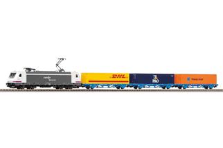 Piko H0 (DC) RENFE Startset Elektrolok TRAXX mit Containerzug, Ep. VI