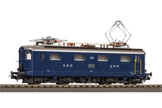 Piko H0 (DC) SBB Elektrolok Re 4/4 I 409, saphirblau, Ep. III