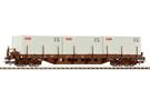 Piko H0 DSB Containertragwagen Sgnss, 3x20'-Container DSB, Ep. IV