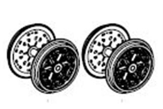 Piko H0 (ET) AC-Radsatz (Inhalt: 2 Stk.)