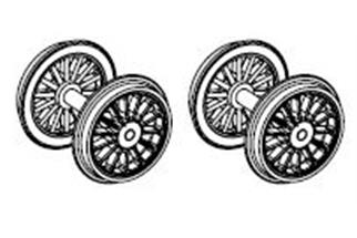 Piko H0 (ET) AC-Radsatz mit Zahnrad (Inhalt: 2 Stk.)