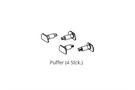 Piko H0 (ET) Puffer für BDt (Inhalt: 4 Stk.)
