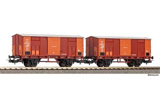 Piko H0 FS Spitzdachwagen-Set, Ep. III, 2-tlg.