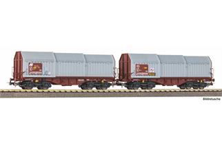 Piko H0 FS Teleskophaubenwagen-Set, Ep. IV, 2-tlg.