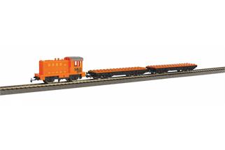 Piko H0 (RC) Start-Set Güterzug mit Klemmbausteine-Wagen