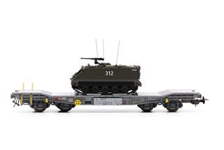 Piko H0 SBB Schwerlastwagen Slmmps, mit M113, Ep. V {96280}