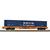 Piko H0 Wascosa Containertragwagen Sgnss, mit E-Aufbau saphirblau, Ep. VI
