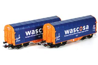 Piko H0 Wascosa Schiebeplanenwagen-Set Shimmns, Ep. VI, 2-tlg.