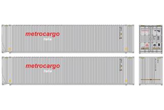 Pirata H0 Container-Set 45" METROCARGO (Inhalt: 2 Stk.)