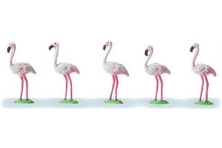 Preiser H0 Flamingos