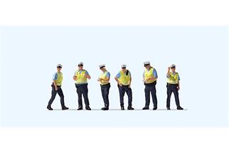 Preiser H0 Polizei, Sommeruniform mit Warnweste, Deutschland