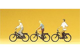 Preiser H0 Radfahrer