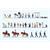 Preiser H0 Wild-West Filmset. 35 Figuren, Zubehör