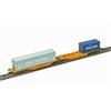 PT Trains H0 Continental Rail Doppel-Containertragwagen Sggmrss, China Shipping/CMA CGM