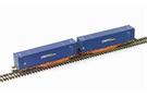 PT Trains H0 Continental Rail Doppel-Containertragwagen Sggmrss, UNIT45